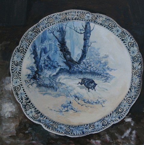 ANNE WALMSLEY - Boar plate