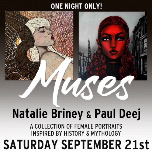 Natalie Briney & Paul Deej -  Muses  One night only public event Sat 21 Sep