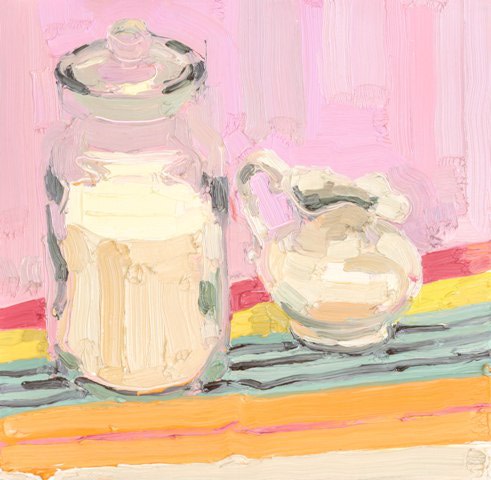 KATHRYN HAUG - Clear Jar with Creamer