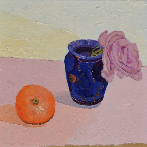 CHLOE TUPPER - Rose in Vase with Orange