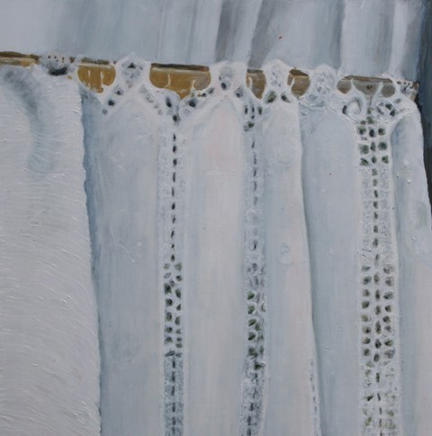 ANNE WALMSLEY - Embroidered curtain