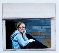 ELLEN NORRISH - Self portrait from Rosanna's portrait of me at the NGV