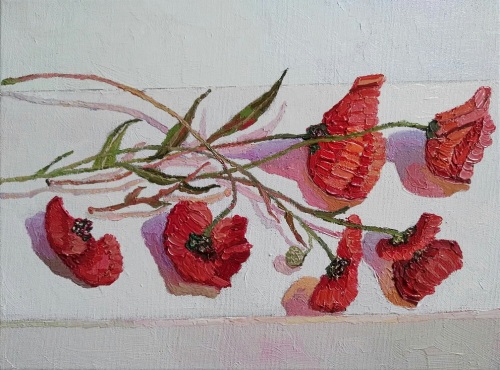 CHLOE TUPPER - Red Poppies - Laying