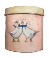 ELLEN NORRISH - Pink Pair of Ducks