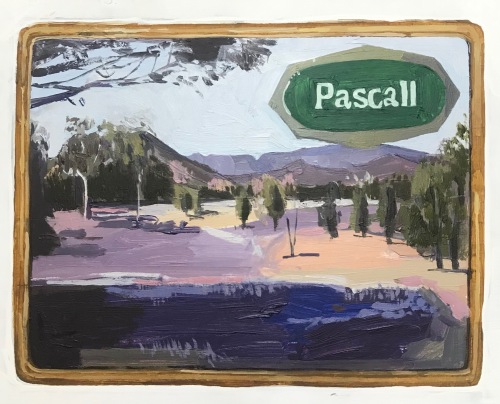 ELLEN NORRISH - Pascall Purple Landscape