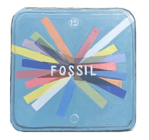 ELLEN NORRISH - Coloured Strips Fossil