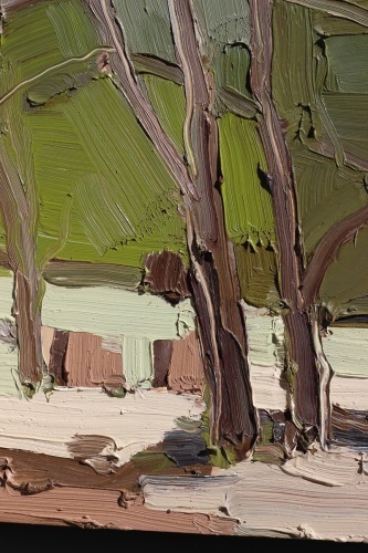 KATHRYN HAUG - Two Piles of Bricks (overcast afternoon)