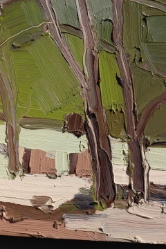 KATHRYN HAUG - Two Piles of Bricks (overcast afternoon)