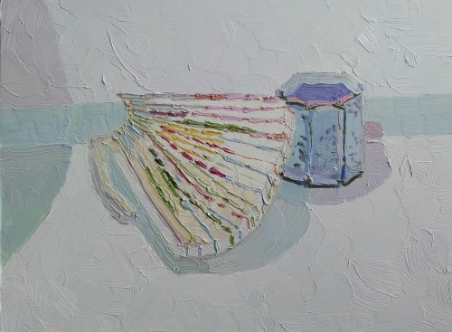 CHLOE TUPPER - Still life with Fan and Egg Cup