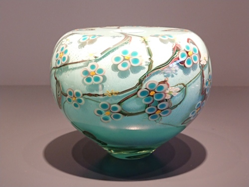 PETER BOWLES & ANNE CLIFTON (GLASS MANIFESTO) - Wildflower Vase - Pale Blue Turquoise