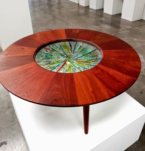 GREG ASH - Glass-pool Coffee Table