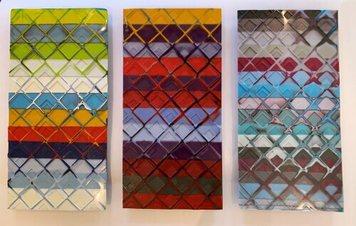 SILVANA FERRARIO - Stacked Diamonds: Night