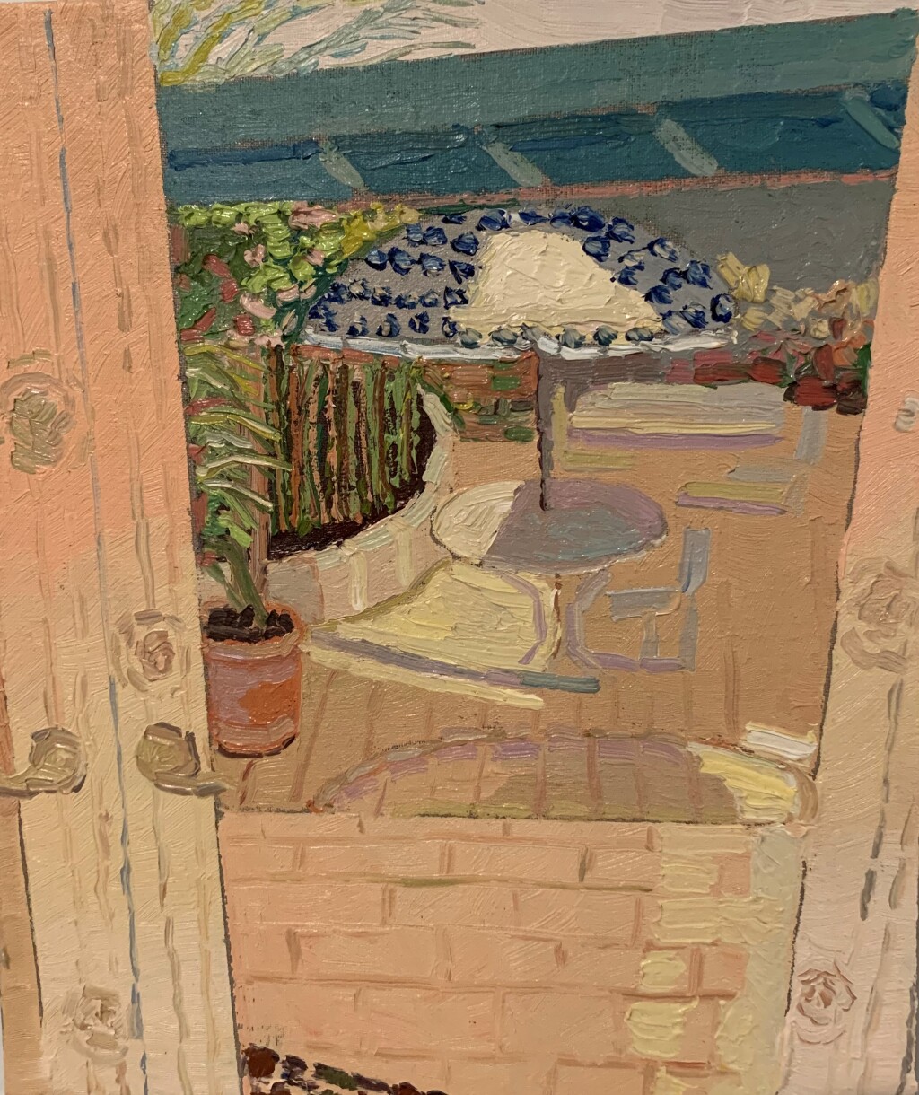 CHLOE TUPPER - Umbrella on patio (2) - STALA CONTEMPORARY