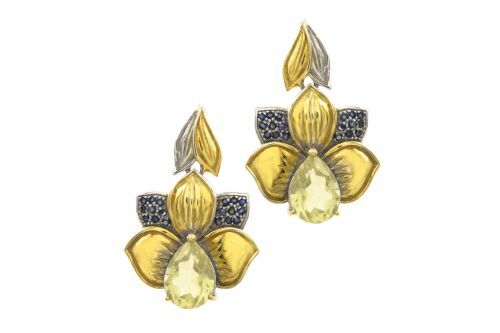 AARON SEYMOUR - Nelumbo nucifera earrings