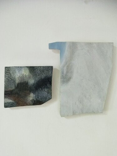 ROSE MOXHAM - Grasses with white wash (diptych)