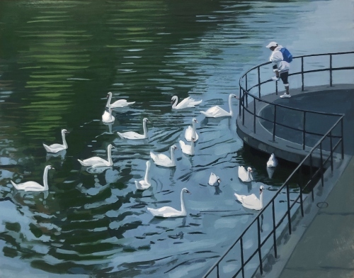 ELLEN NORRISH - Swans in Strasbourg