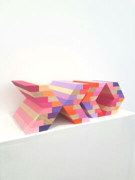 NUHA SAAD (NSW) - Pink and Purple Fancies I