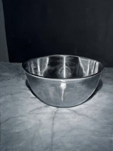 MOIRA DE LA HUNTY - Steel Bowl on Marble