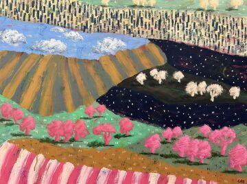 JAMES LAI (NSW) - Paddock trees and vines