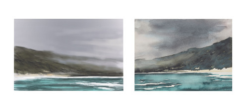 BARBARA BOLT (WA) - Uncanny Valley (diptych)