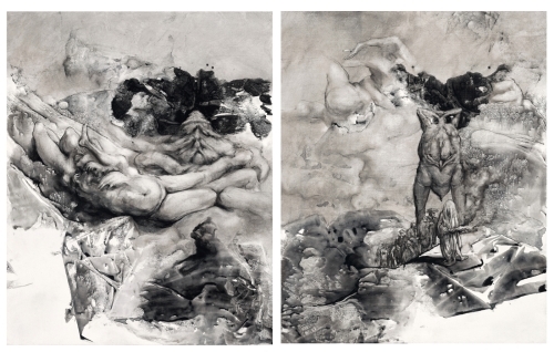 SCOTT ROBSON - Pilgrims at the Cradle (diptych)