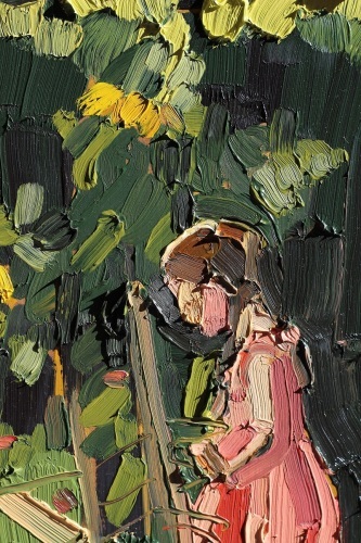 KATHRYN HAUG - Girl Under a Leafy Tree 