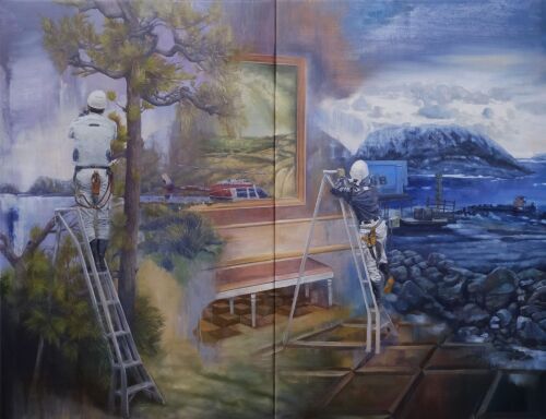 JARRAD MARTYN - Tsukiyama (diptych)